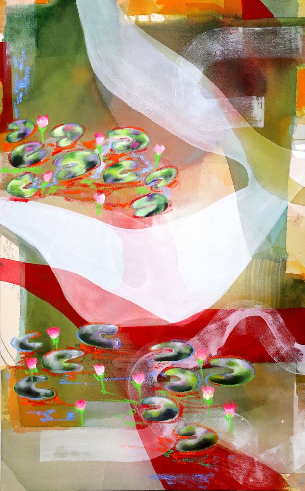 Nenúfares abstratos de Poonam Choudhary