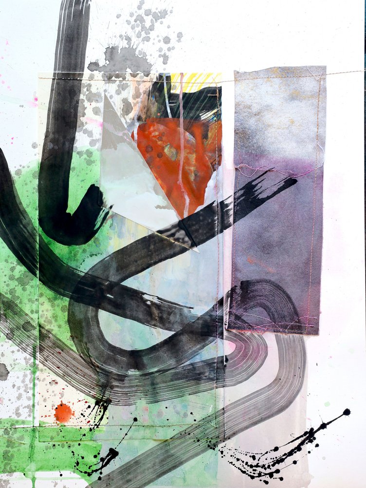 Traços abstratos dinâmicos de Poonam Choudhary