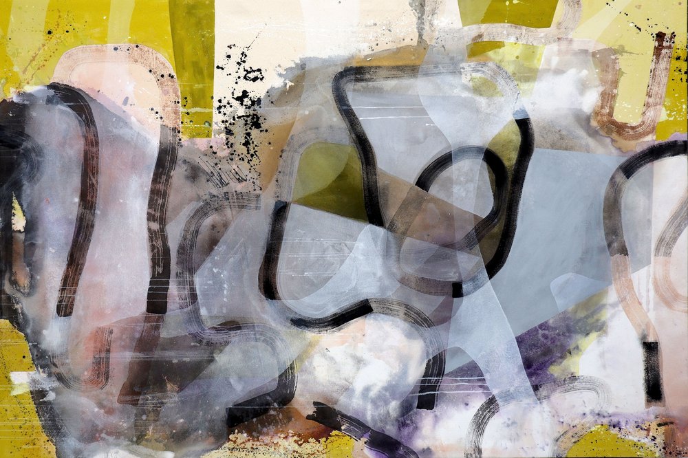 Linhas abstratas fluidas de Poonam Choudhary