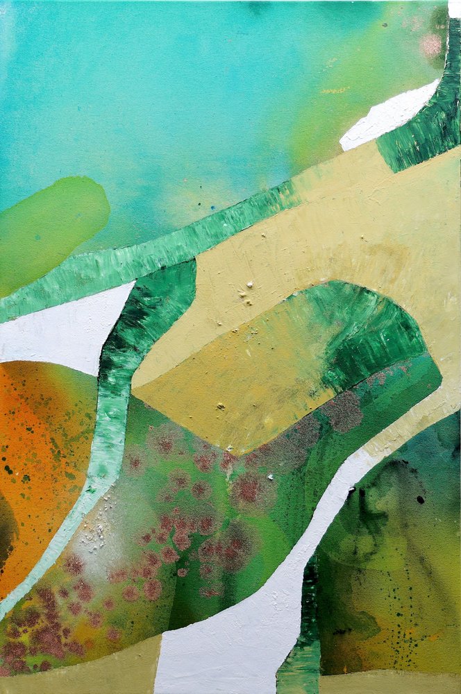 Paisagem abstrata moderna de Poonam Choudhary