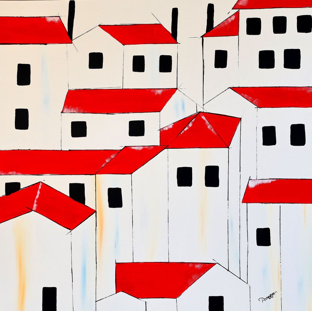 Red Roof Village de Poonam Choudhary