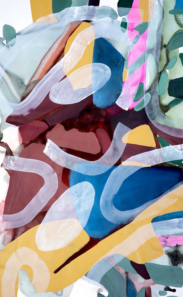 Movimento abstrato vibrante de Poonam Choudhary