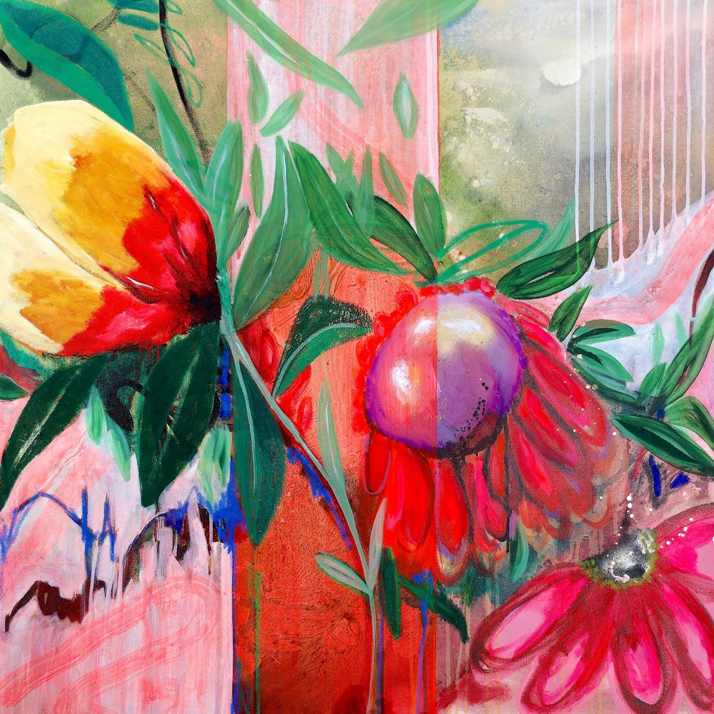 Flores tropicais vibrantes de Poonam Choudhary