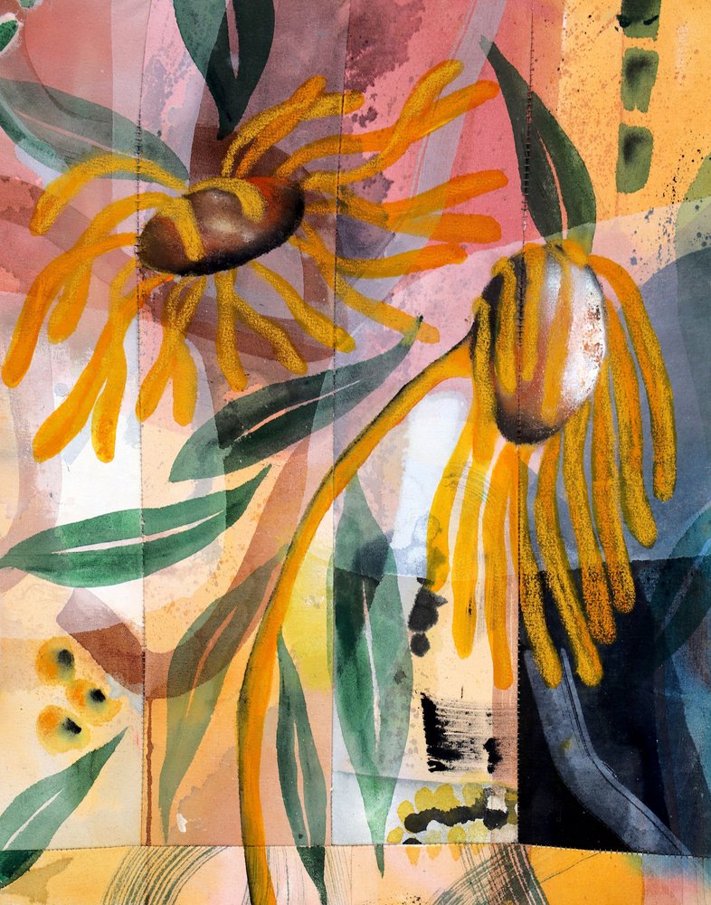 Plantas de um amarelo vibrante de Poonam Choudhary