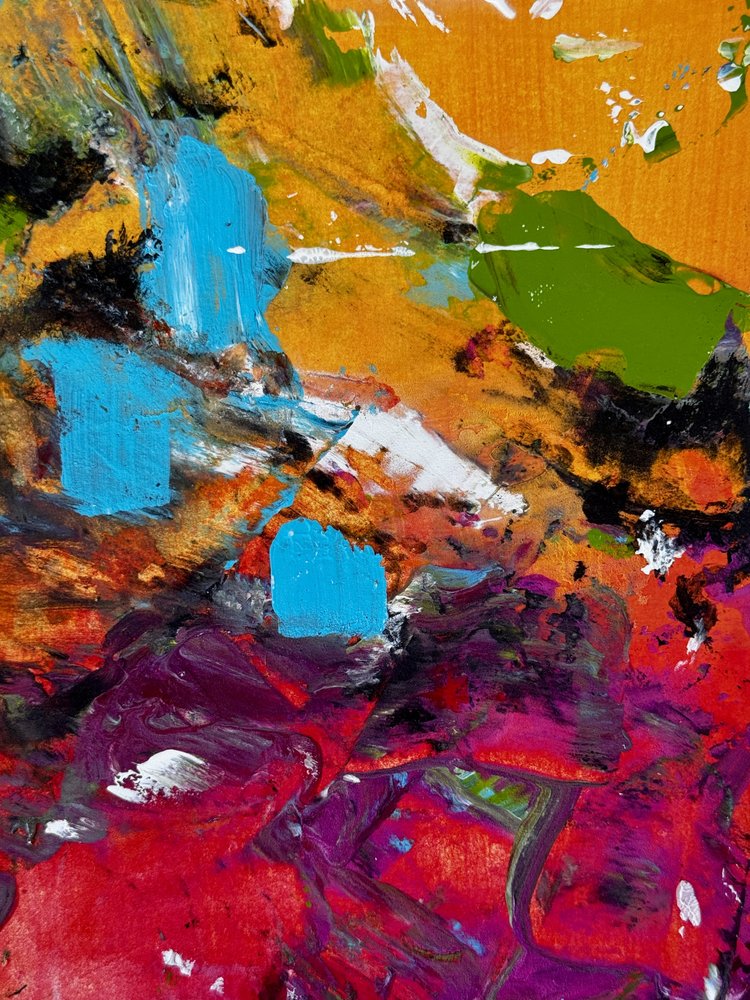 Explosão de cores dinâmica de Preston Harmon