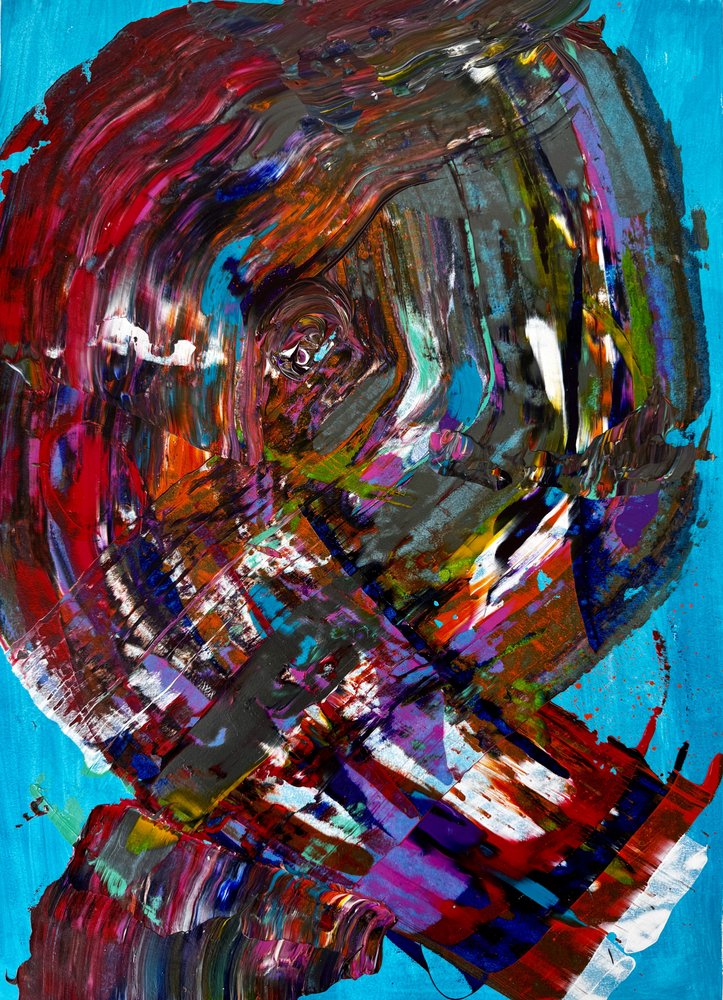 Redemoinhos de cores dinâmicos de Preston Harmon