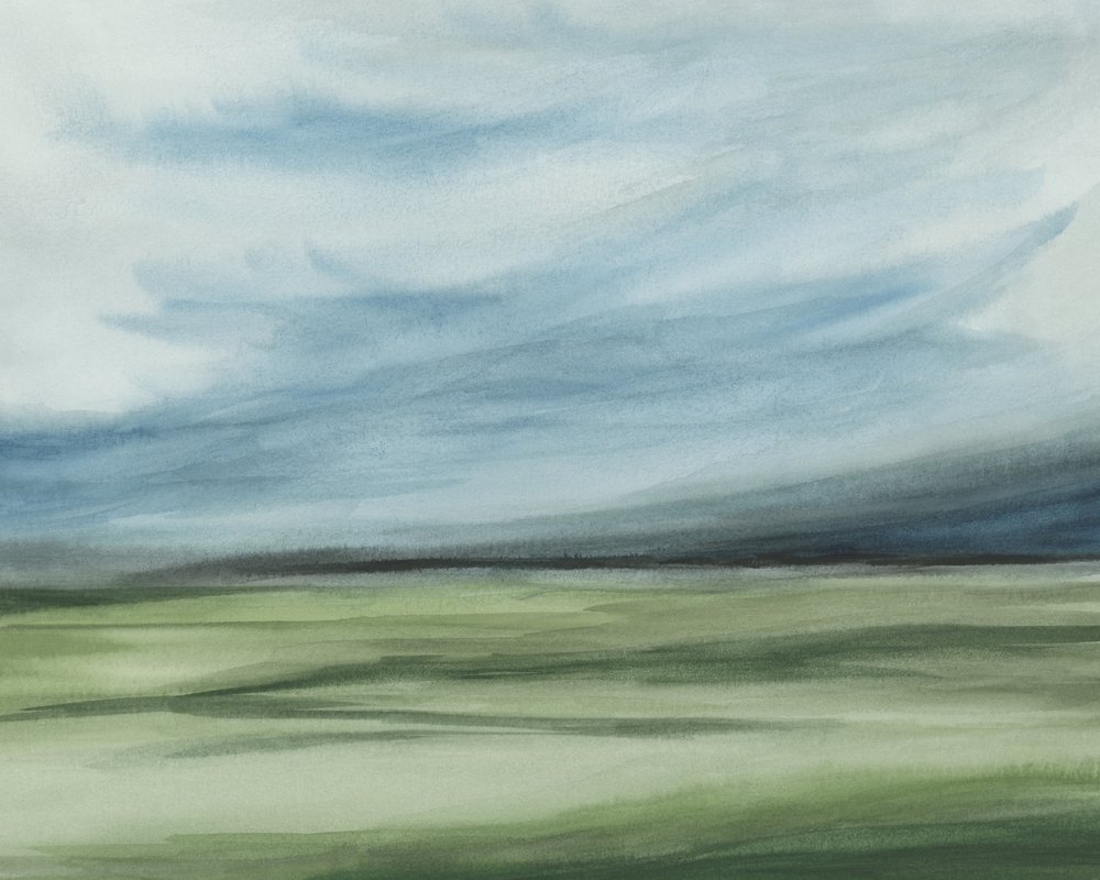 Horizonte abstrato e sereno de Rachel Elise
