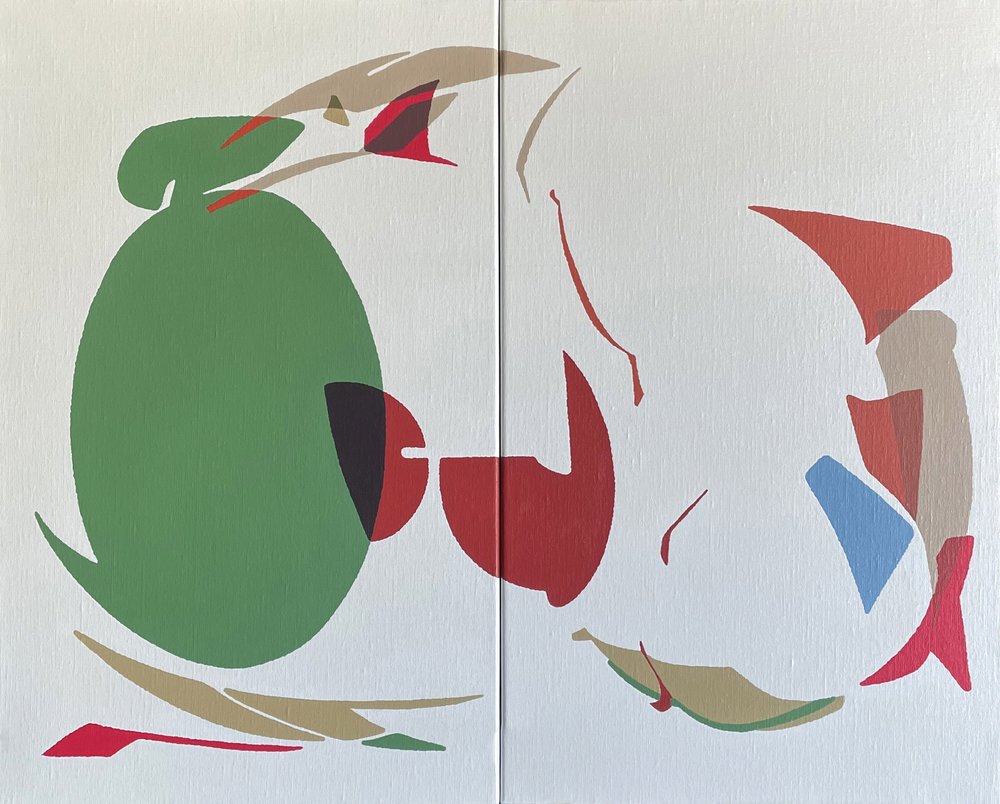 Formas abstractas dinâmicas de Rafa Mateo