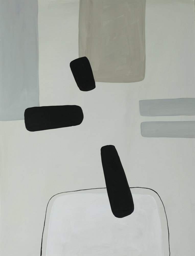 Formas minimalistas flutuantes de Renate Holzner