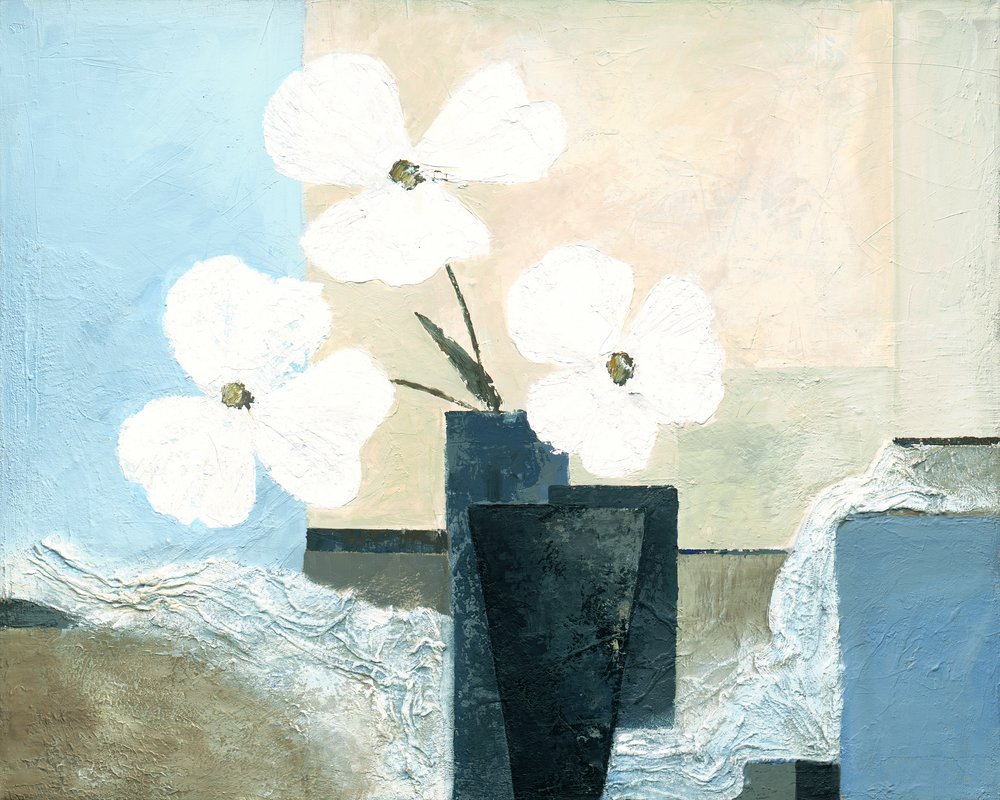 Natureza morta floral moderna de Renate Holzner