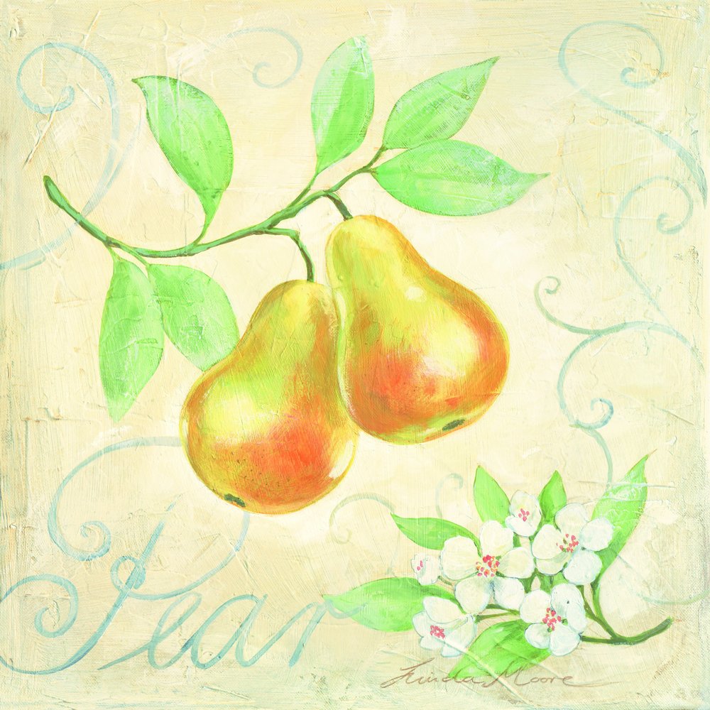 Pêras e flores de Renate Holzner