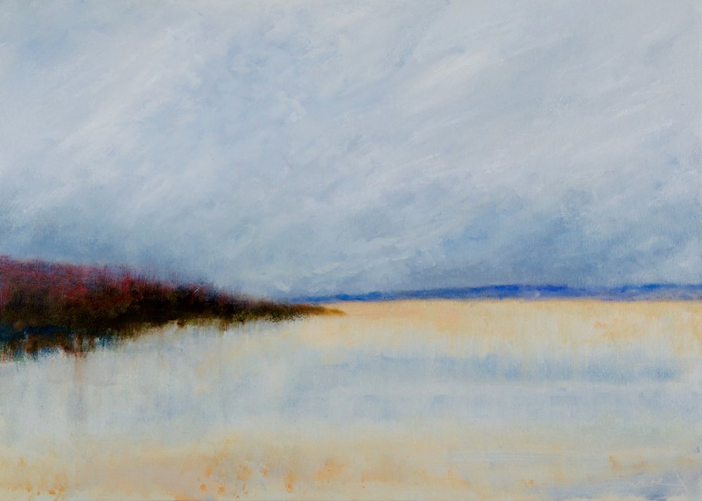 Horizonte Costeiro Envolto em Nevoeiro de Richard Gombar