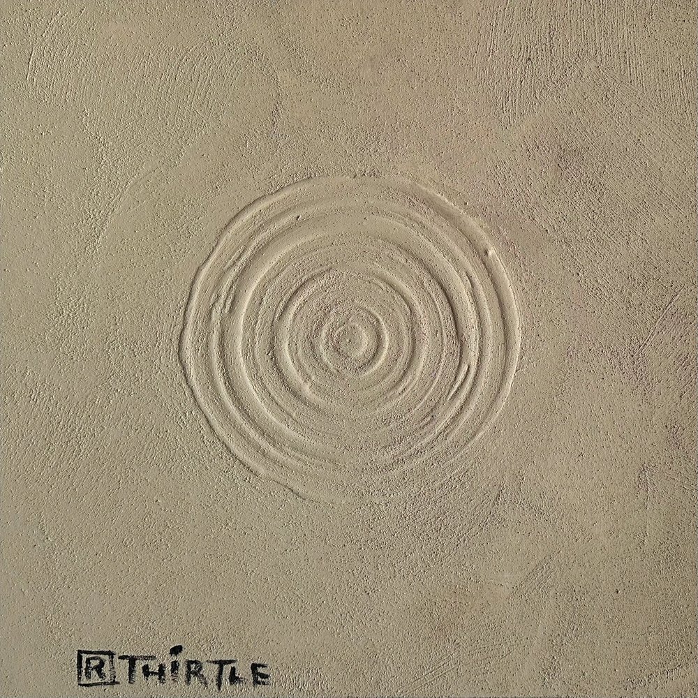 Ondulações concêntricas na areia de Robert Thirtle