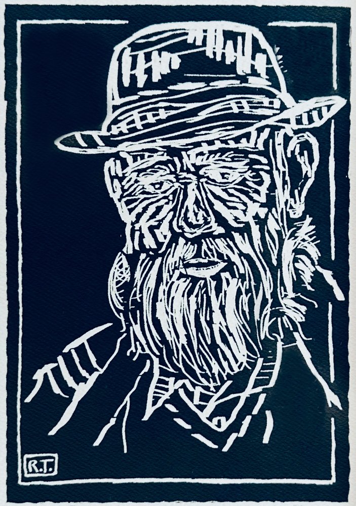 Homem barbudo e robusto de Robert Thirtle