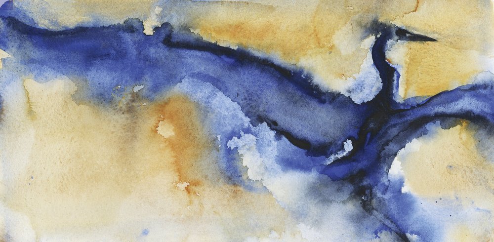 Garça-azul abstrata de RodMacIver