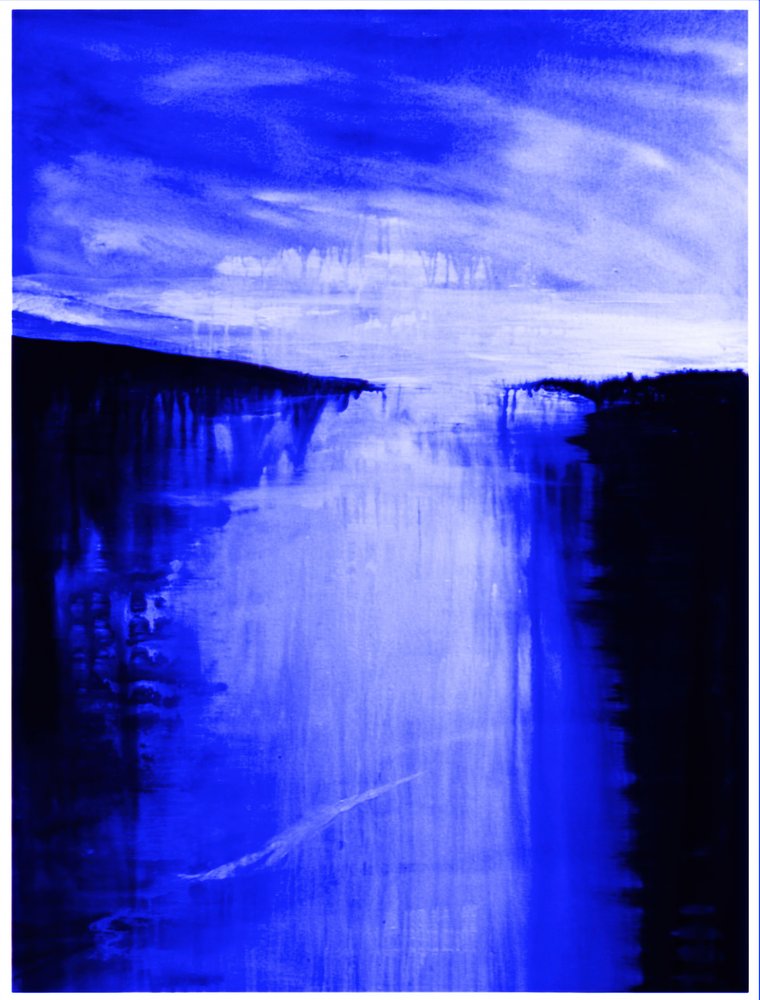 O Fluxo do Rio Azul Profundo de RodMacIver