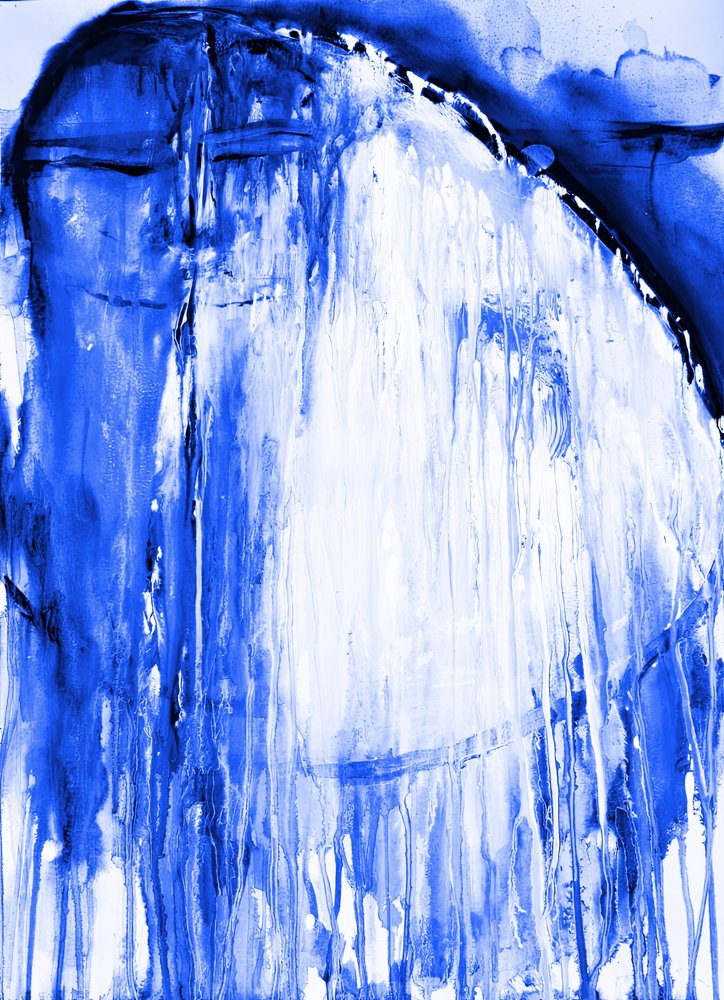 Abstrato Azul Fluido de RodMacIver