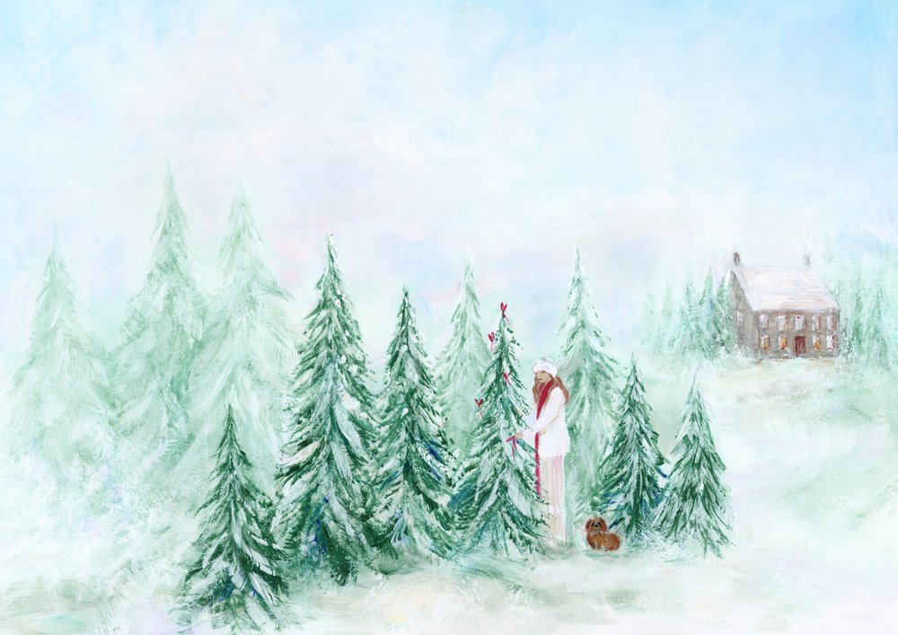 Decorar árvores de inverno de Rosana Laiz Blursbyai