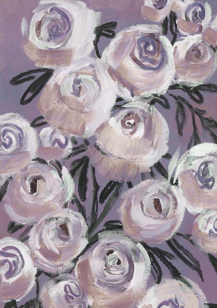 Rosas Lavanda Suaves de Rosana Laiz Blursbyai