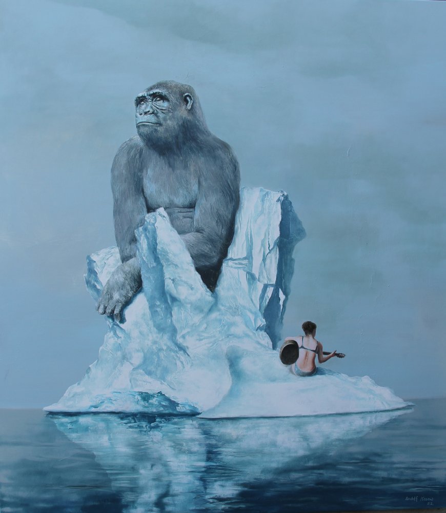 Serenata do Gorila no Iceberg de Rudolf Kosow