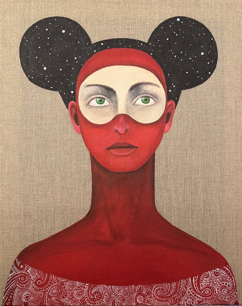 Mulher Mascarada Cósmica de SAN STARLING