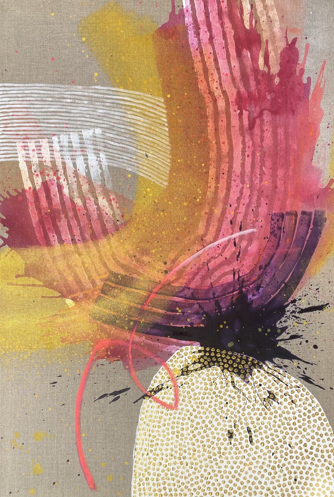 Movimento abstrato vibrante de SAN STARLING
