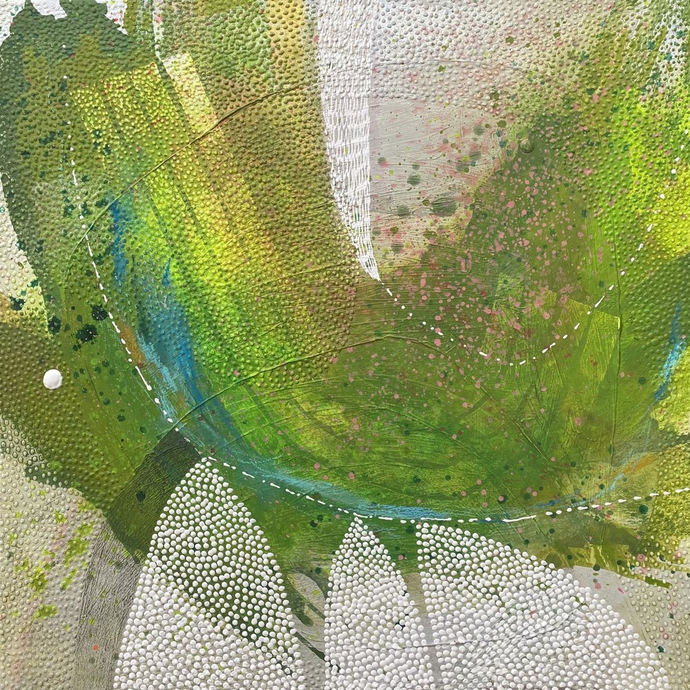 Textura verde vibrante de SAN STARLING
