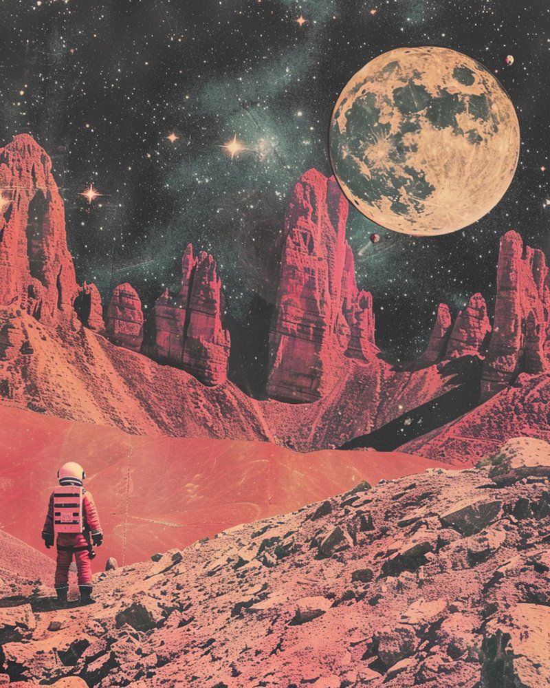 Astronauta do Planeta Vermelho de Samantha Hearn