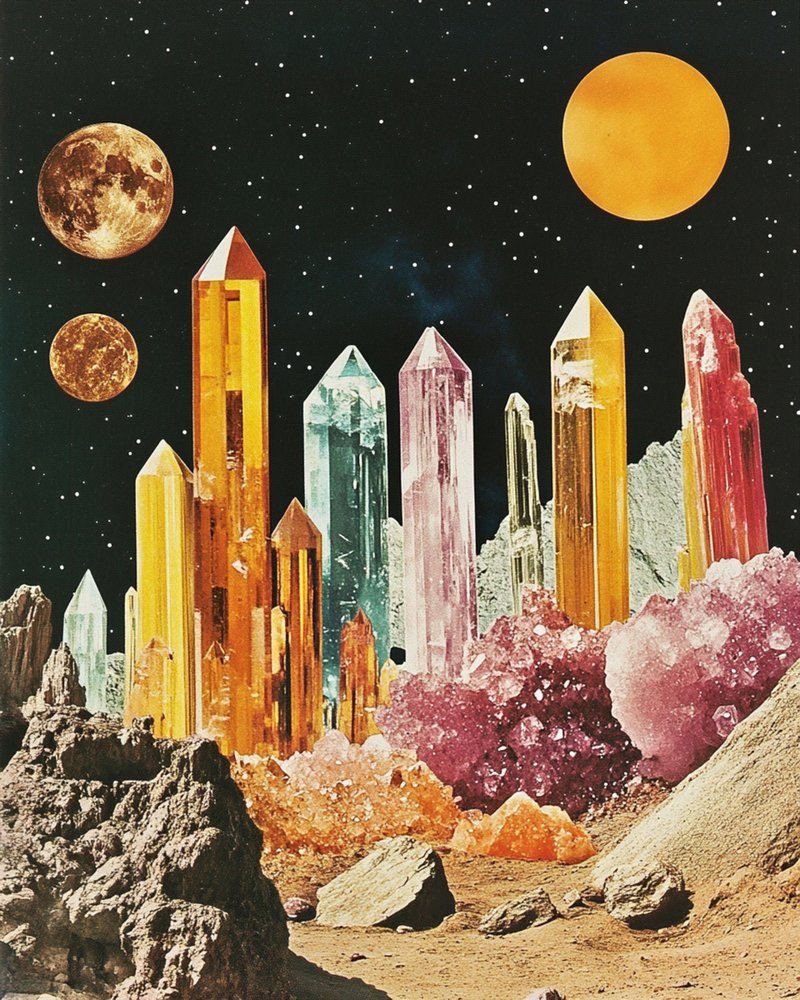 Cidade Cósmica de Cristal de Samantha Hearn