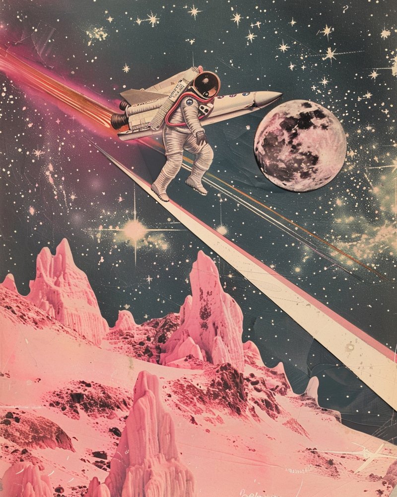 Passeio pelo Planeta Rosa Cósmico de Samantha Hearn