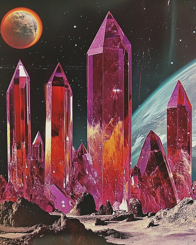 Paisagem do Planeta Cristal de Samantha Hearn