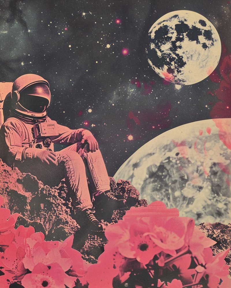 Flores Espaciais de Sonho de Samantha Hearn