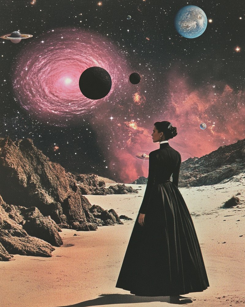 Elegant Traveler Rosa Galáxia de Samantha Hearn