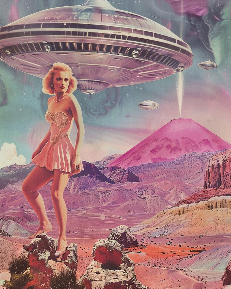 Glamour num Planeta Rosa de Samantha Hearn