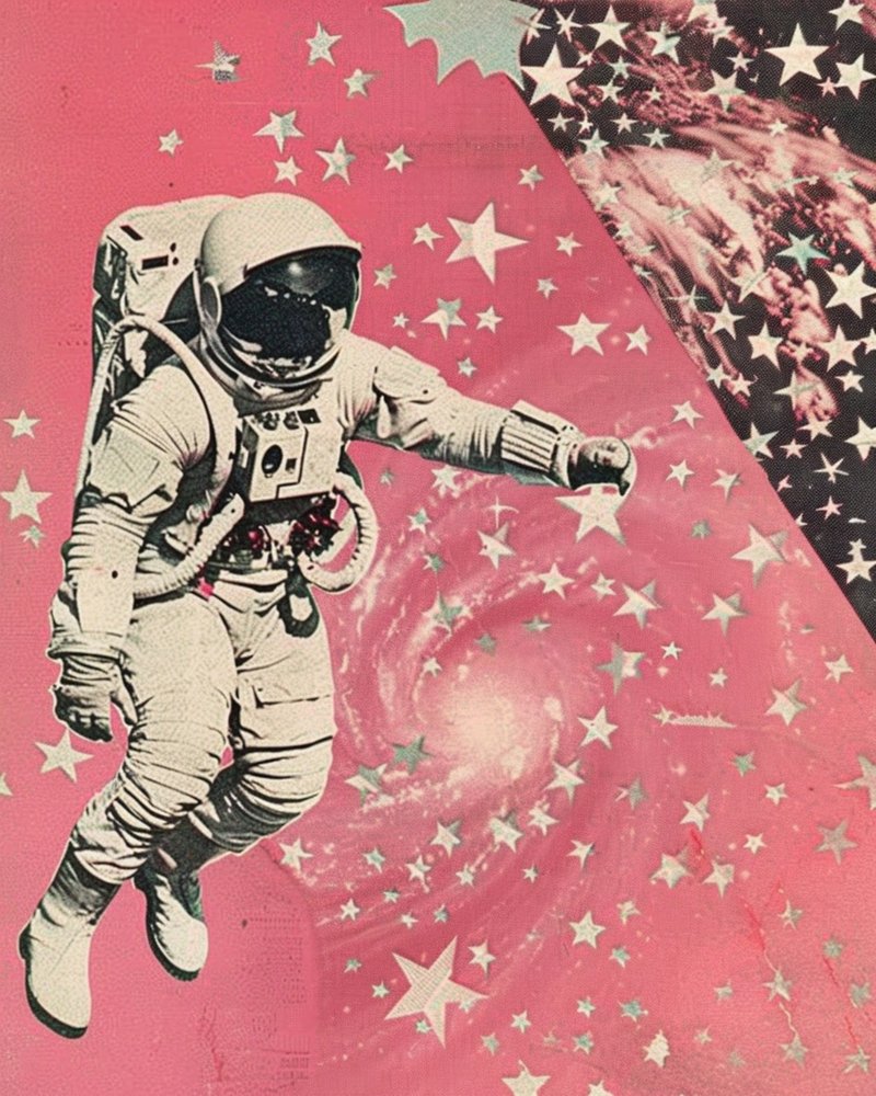 Astronauta da Galáxia Rosa de Samantha Hearn