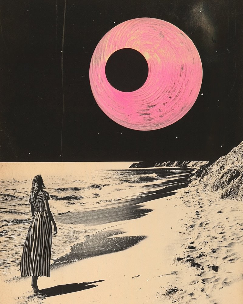 Pink Planet: Sonho na Praia de Samantha Hearn