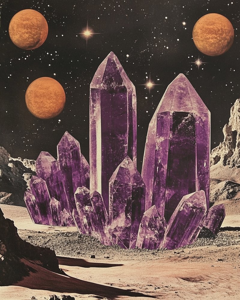 Planeta Cristal Roxo de Samantha Hearn