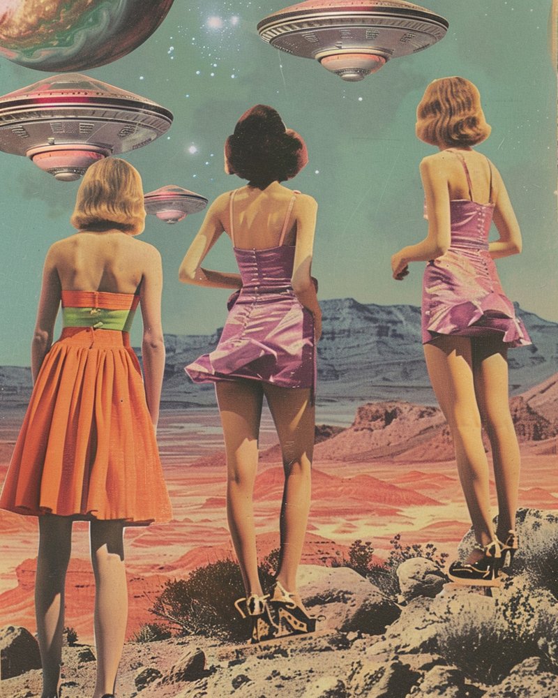 Encontro Retro no Deserto de Samantha Hearn