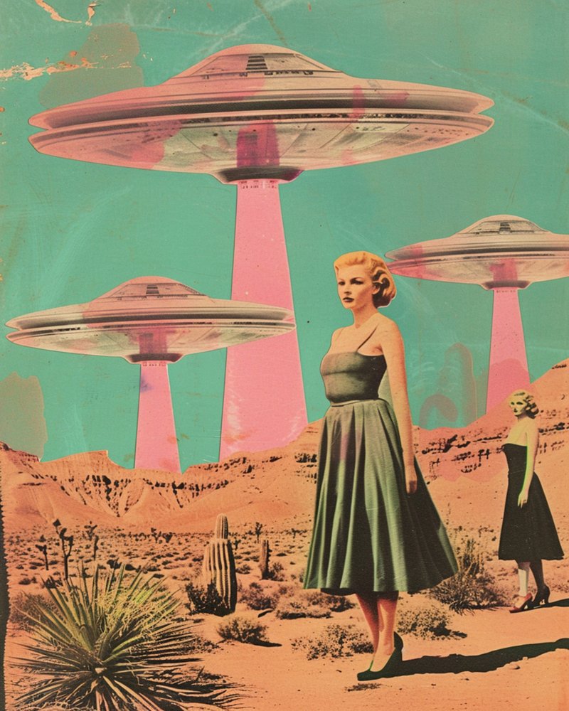 Encontro Retro no Deserto de Samantha Hearn