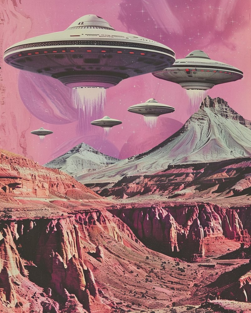 Canyon Retro Sci-Fi de Samantha Hearn