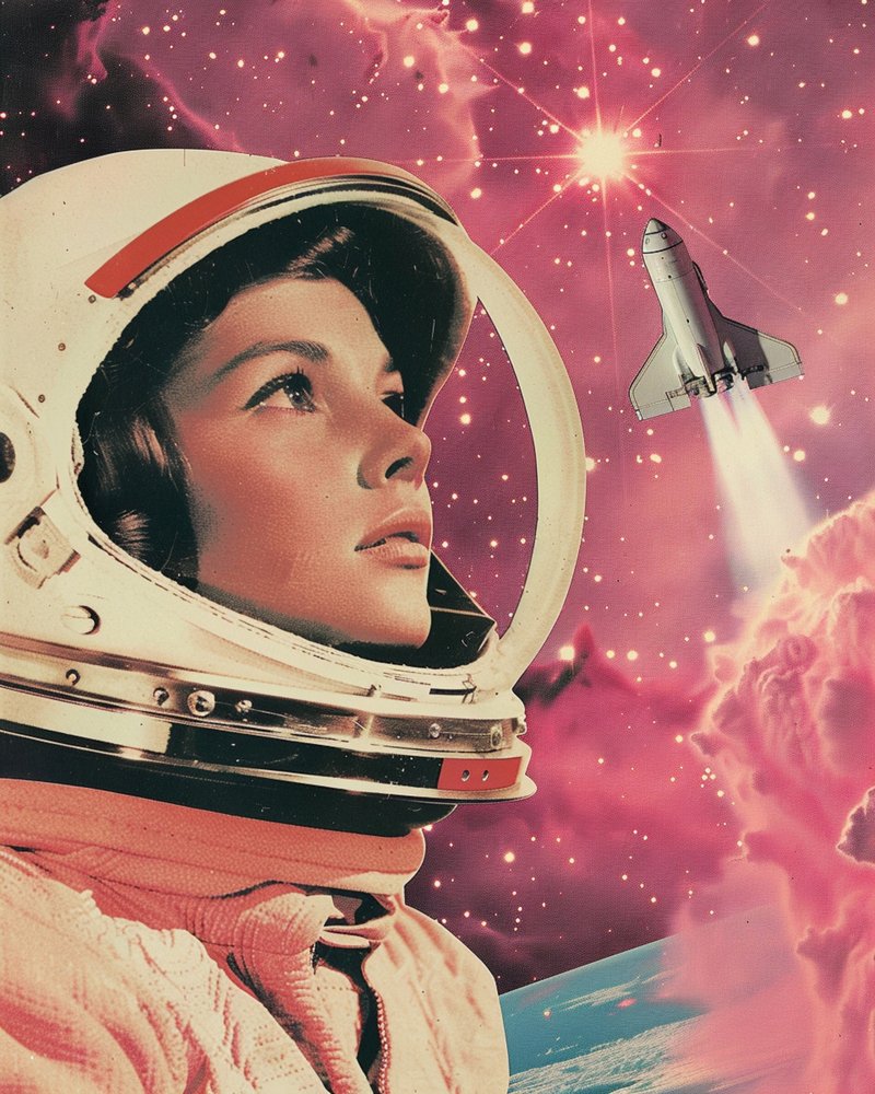 Sonho Espacial Retro de Samantha Hearn