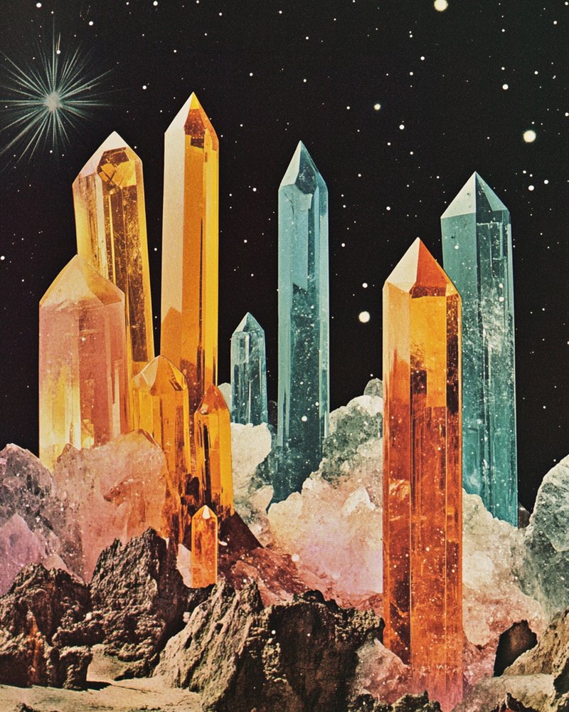 Picos de Cristal Estrelados de Samantha Hearn