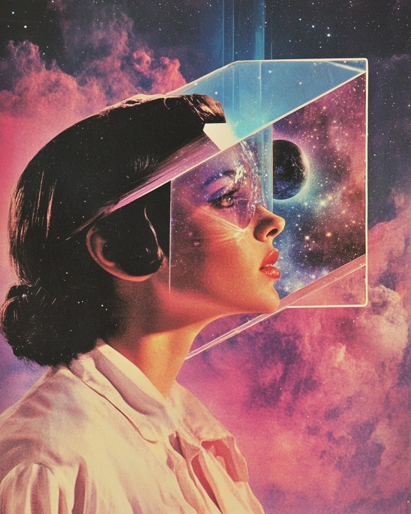 Um Olhar Cósmico Surreal de Samantha Hearn