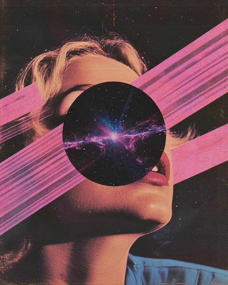 Um Olhar Cósmico Surreal de Samantha Hearn