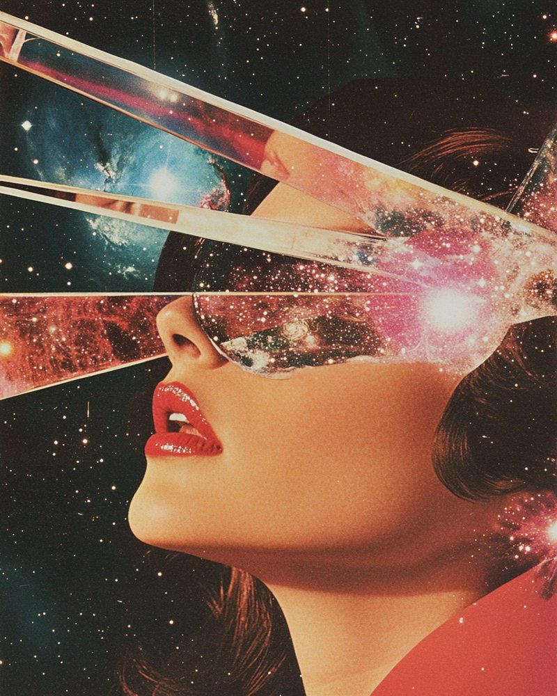 Mulher Galáctica Surreal de Samantha Hearn