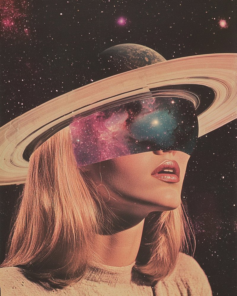 Mulher Espacial Surreal de Samantha Hearn