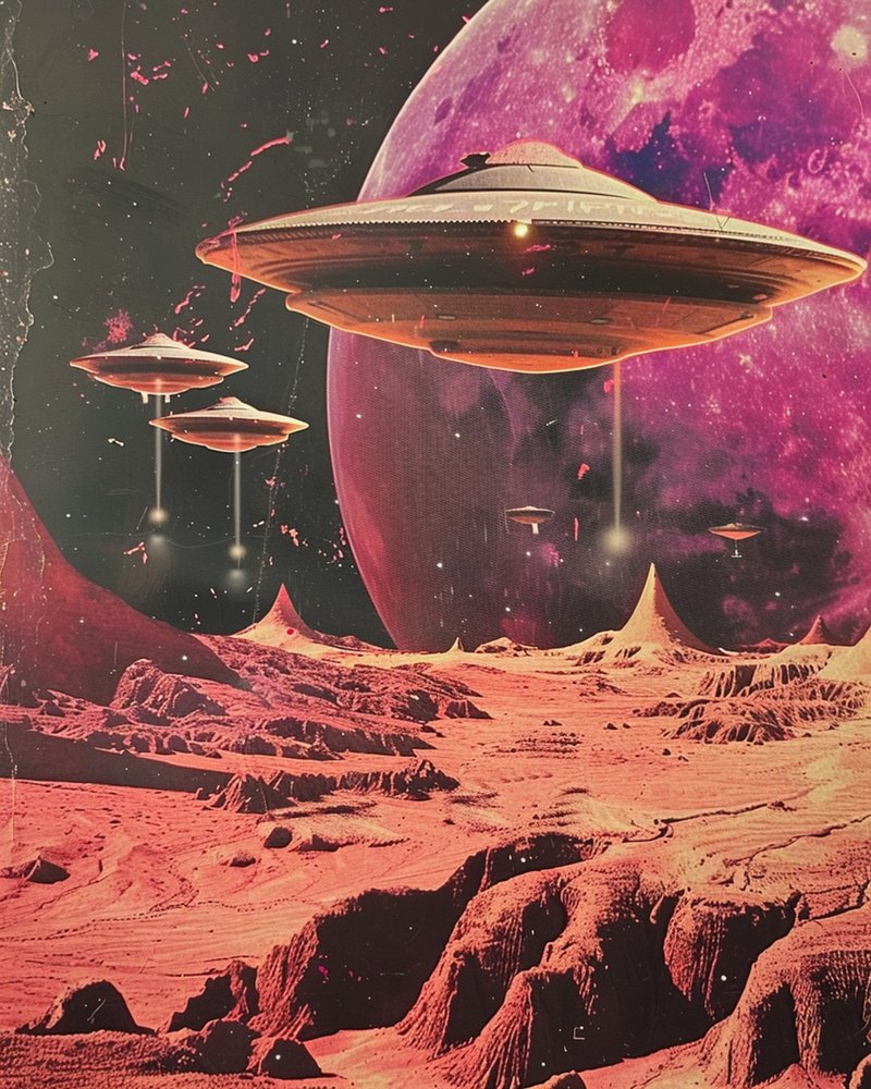 OVNIs sobre o Planeta Vermelho de Samantha Hearn