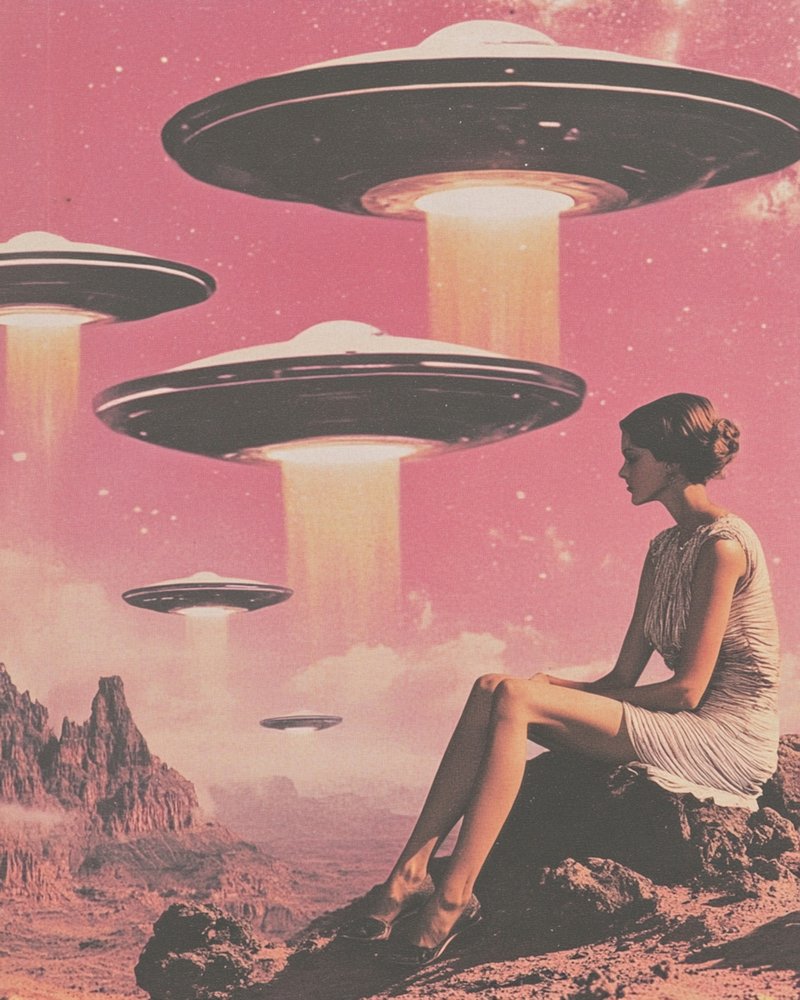 Mulher avista OVNIs cor-de-rosa de Samantha Hearn