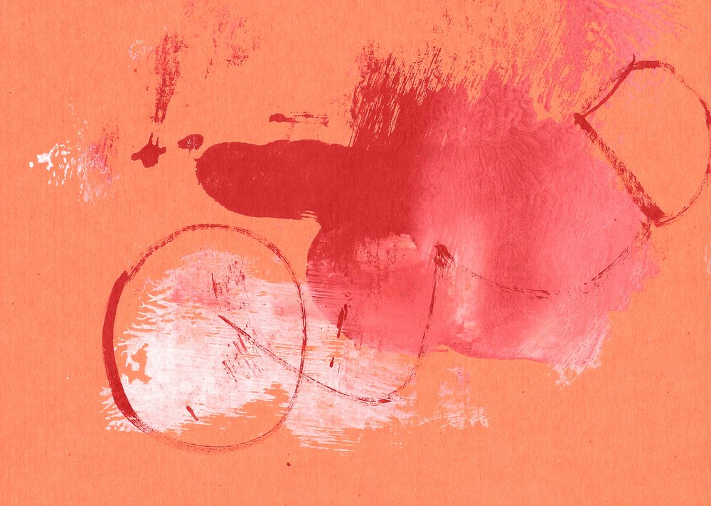 Formas arrojadas vermelhas e laranja de Santhosh ch