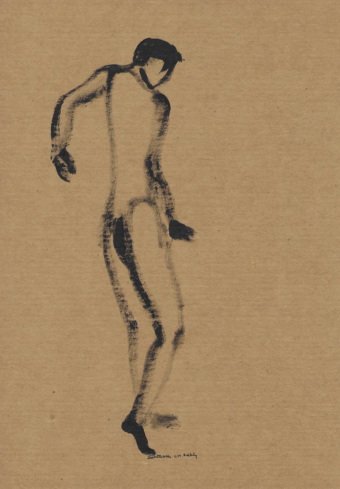 Esboço dinâmico de figura de Santhosh ch